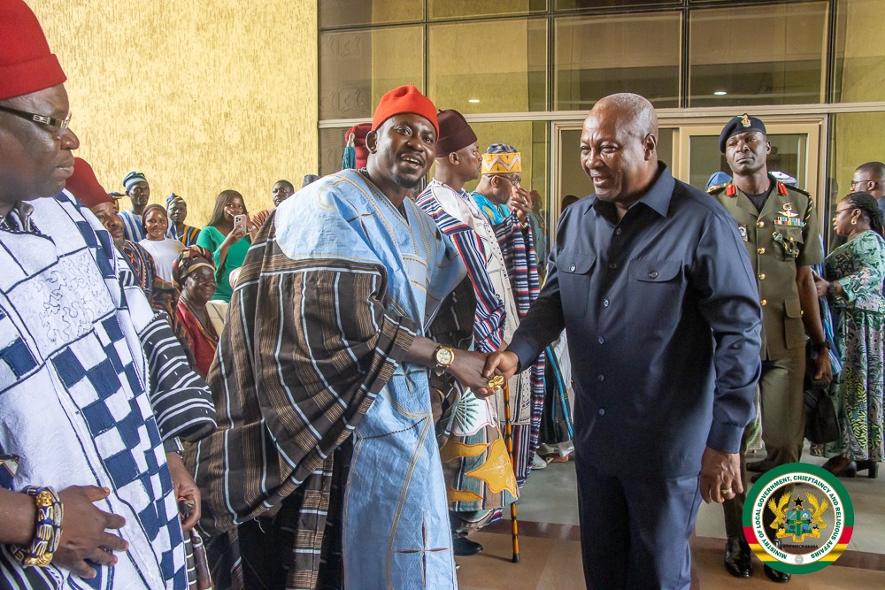 Upper East Chiefs Thank President Mahama for Support to Traditional Leadership and Peace in Bawku